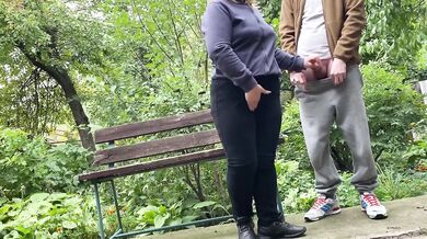 Stepmom’s huge ass takes my load in public