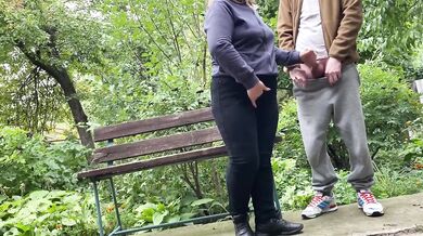 Stepmom’s huge ass takes my load in public