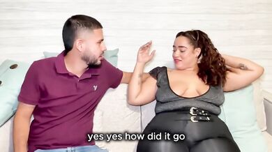 My Stepmom's Fat Milf Stuck in Furniture and Getting Destroyed with Big Dick