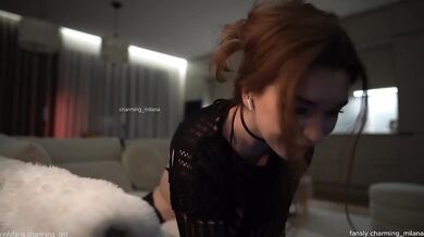 Dripping reward for the best riders big tits milana gets you off solo