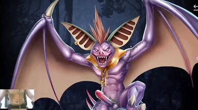 Blonde milf pounded raw by bat monster horde creampie train