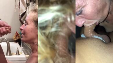 Cum Compilation with face creampies cuckold deepthroat creampie oral fucked raw
