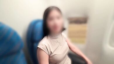 Double affair on the bullet train creampie johnsoned japanese slut