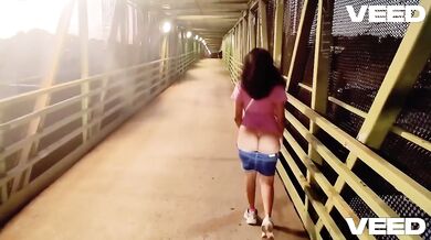 Longest public motorcycle ride solo exhibitionist in NYC highways bridges