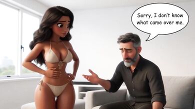 My aunt's older boyfriend destroyed me in secret passionate story