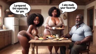 Young woman corrupted by gifts and lust in wooden home seduction fantasy