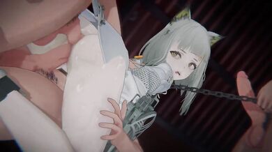 Arknights M3 Endfield POV Sandwich DP Creampie Threesome Hentai