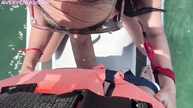 Cancun Jet Ski Cock Ridescum Blowjob Public cumshot