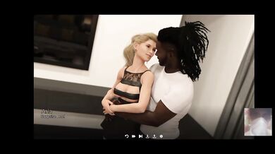 Step sis cheats with BBC creampie deep throat blowjob