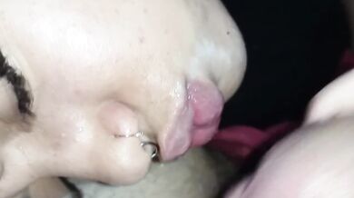 Latina mouth fucked until cum drips like milk gets swallowed raw