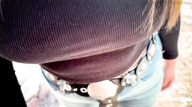 Hot slut takes stranger’s dick in park then gobbles every drop of his thick milk
