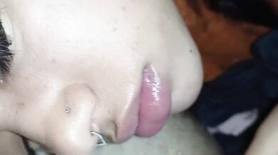 Latina face destroyed by creampie cum facial cumshot hardcore POV