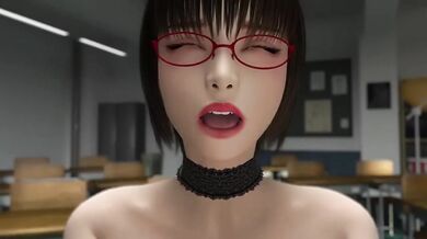 Teacher ruined in animated classroom cumshot big ass thick thighs climax