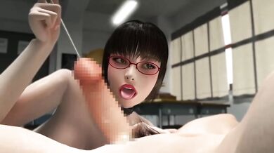 Teacher ruined in animated classroom cumshot big ass thick thighs climax