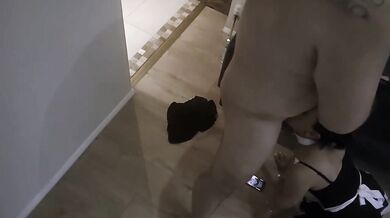 Anal cleaning my maid slut until she chokes on my cock