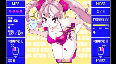 Sukebe Blocks Full Gameplay ruined by overlust fantasy HD Tits