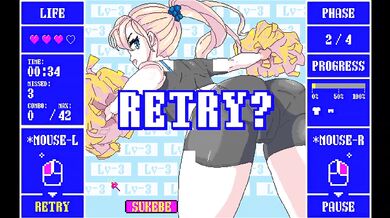 Sukebe Blocks Full Gameplay ruined by overlust fantasy HD Tits