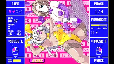 Sukebe Blocks Full Gameplay ruined by overlust fantasy HD Tits