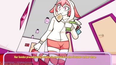 Giantess Crushes Hallway Tiny Boys With Her Foot in Magical Mishaps Ep3