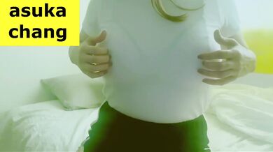 Japanese milf masturbates with vibrator her nipples leaking orgasm