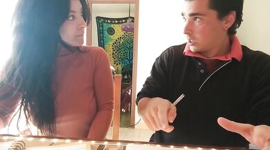 Teacher destroys college slut’s big ass hard in passionate roleplay