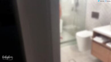 Babysitter Finds Cheating Boss Jerking In Shower Gets Abused Sloppy Ass Fucked Hard