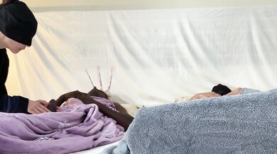 Asian MILF Wife Destroyed by BBC DP while Husband Watches