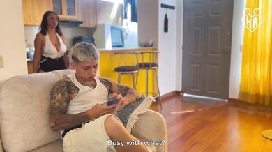Busty stepmom swallows her stepson’s cum raw and messy Hilary Rhodes