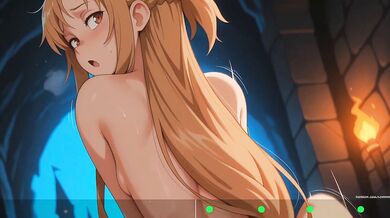 Asuna Yuuki destroyed by cock hero HFO JOI anime hentai