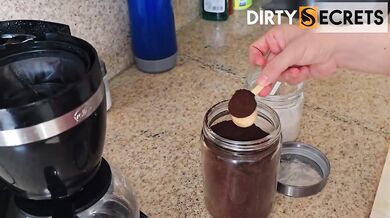 Argument over breakfast milk ends with his step-sister fucked hard until cum drips from her belly