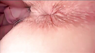 18 year old virgin butthole close up solo deep anal stretch