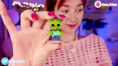 Naughty ginger teen tease strips for red hot egg tease unboxing