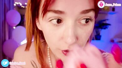 Naughty ginger teen tease strips for red hot egg tease unboxing
