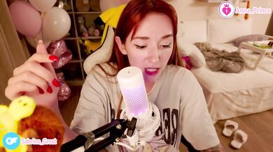 Ginger teen strips naked for karaoke tease tears
