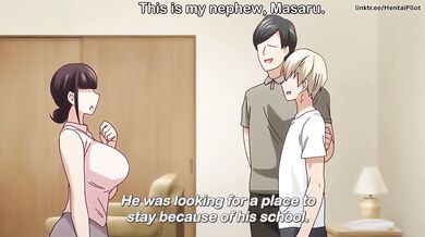 My milf stepmother destroyed in animated hentai HOT blowjob tits