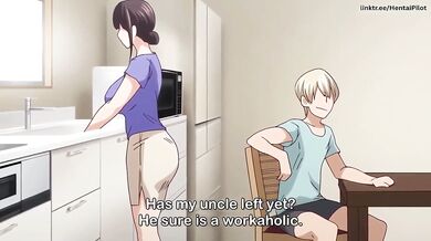 My milf stepmother destroyed in animated hentai HOT blowjob tits