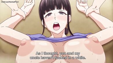 My milf stepmother destroyed in animated hentai HOT blowjob tits