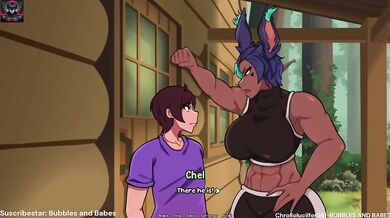 Big tits big cock choked by bubbly babes ch 35