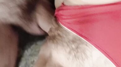 Fucked her on first date cum on her pussy and mouth beg for more