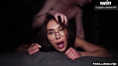 18yo teen rides big cock hard fast Missionary Cowgirl
