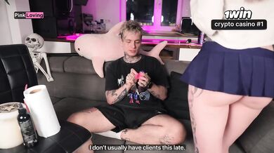 Pinkloving’s tattoo artist day two hard rough sex cumshot creampie