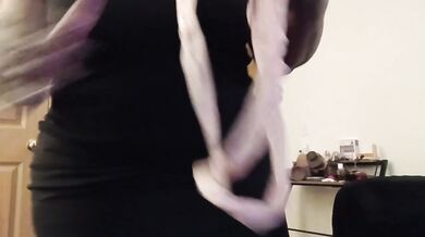 Ebony Dominatrix Pisses All Over Rocks