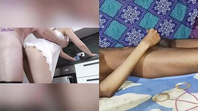 My huge dick ruins stepmom’s tight pussy raw deepthroat blowjob