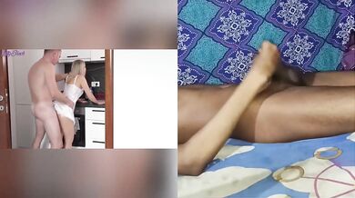 My huge dick ruins stepmom’s tight pussy raw deepthroat blowjob
