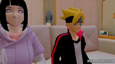 Boruto & Hinata alone at home destroyed cum dripping
