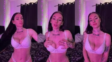 Sexy British goth mommy ASMR Joi big tits big ass milf ruined solo