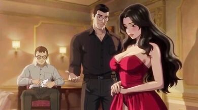 Husband bets his wife to strangers using her big tits and ass
