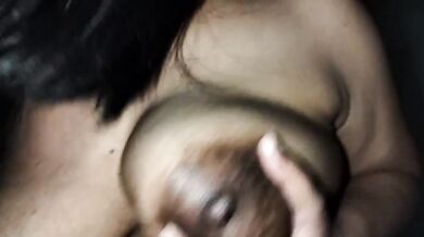 Filipina maid throat fucked by massive white cock until she gushes