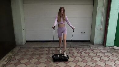 Petite blonde shakes her ass for brutal anal POV solo