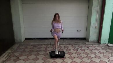 Petite blonde shakes her ass for brutal anal POV solo
